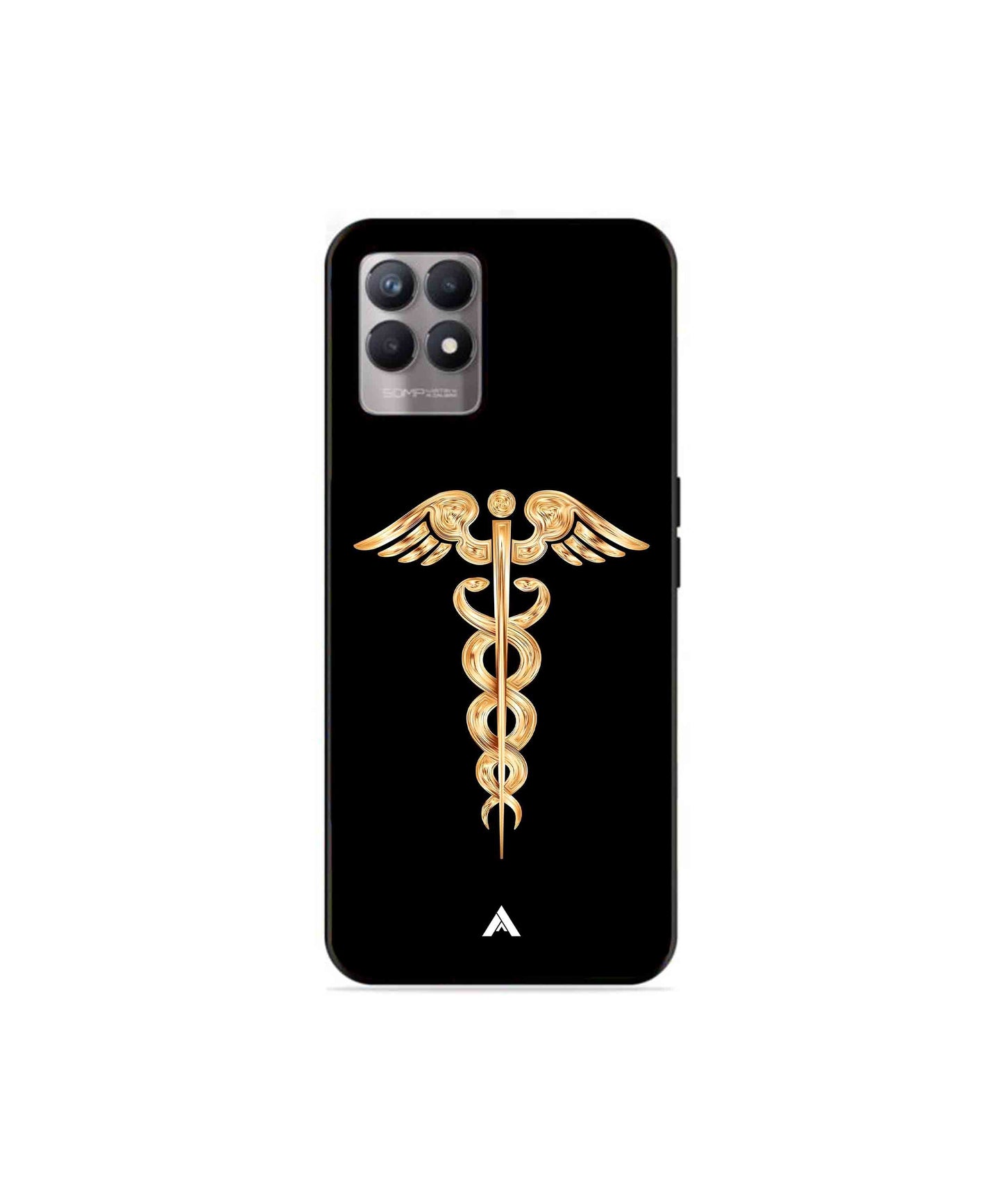 Doctor Caduceus 01 Metal Back Cover Phone Case for Realme 8 Pro