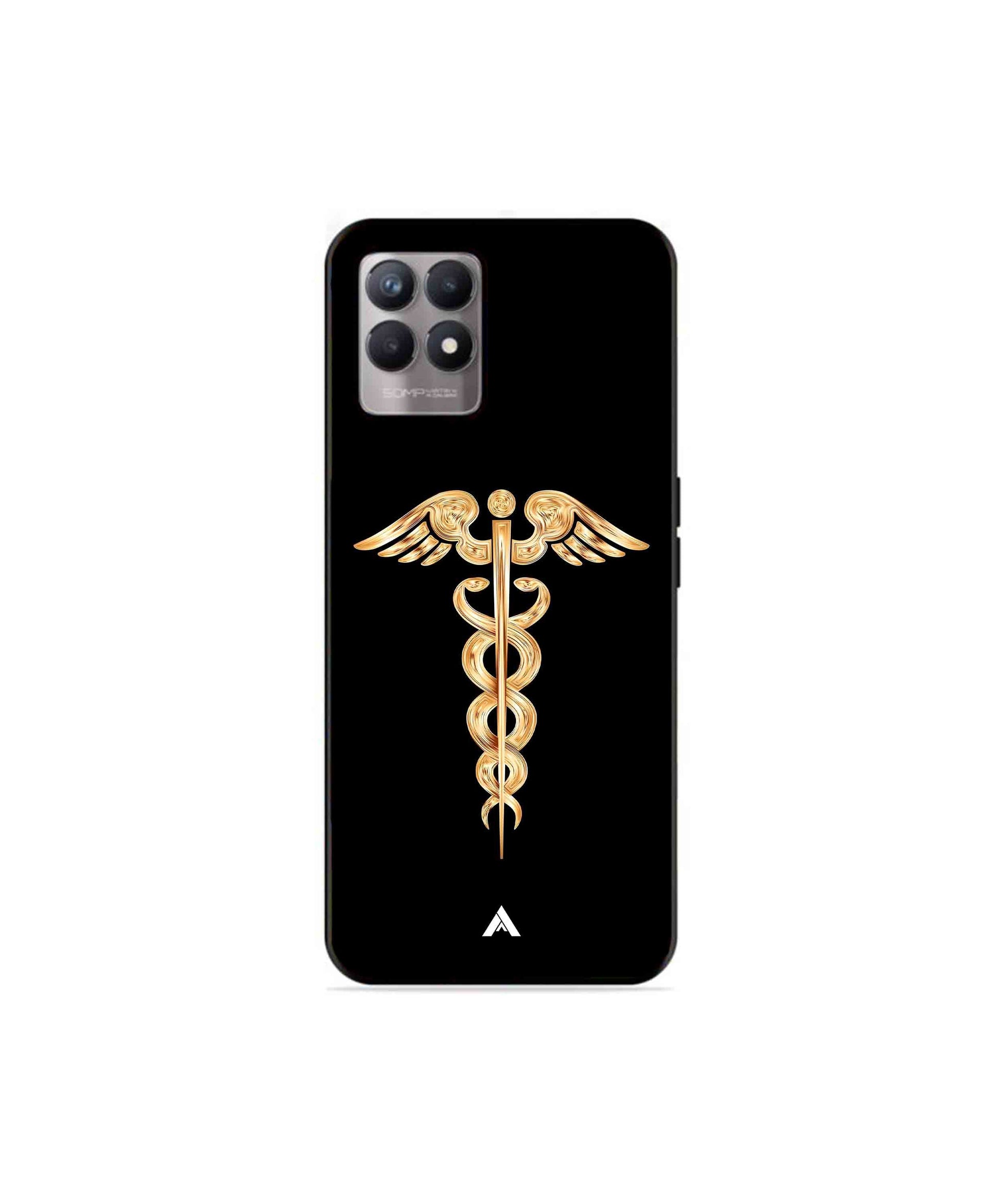 Doctor Caduceus 01 Metal Back Cover Phone Case for Realme 8 Pro