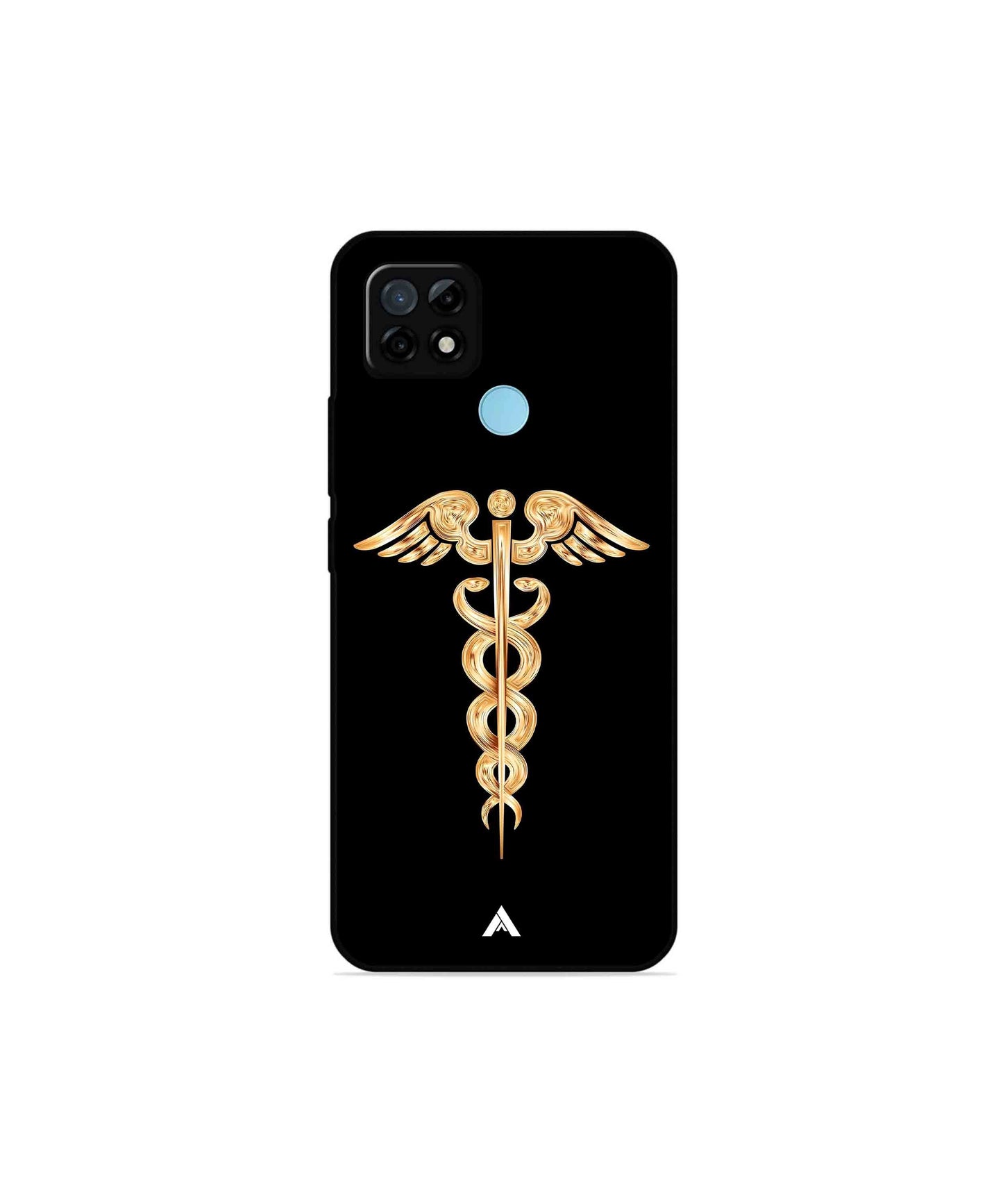Doctor Caduceus 01 Metal Back Cover Phone Case for Realme C21Y
