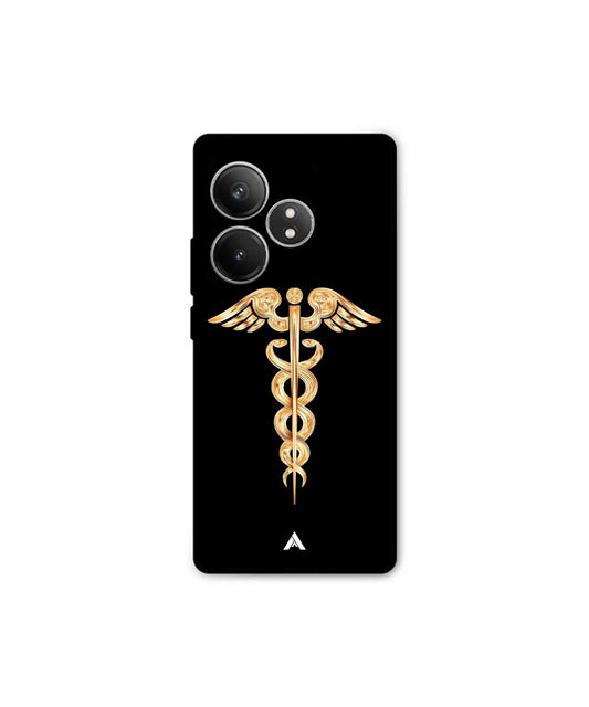 Doctor Caduceus 01 Metal Back Cover Phone Case for Realme GT 6T