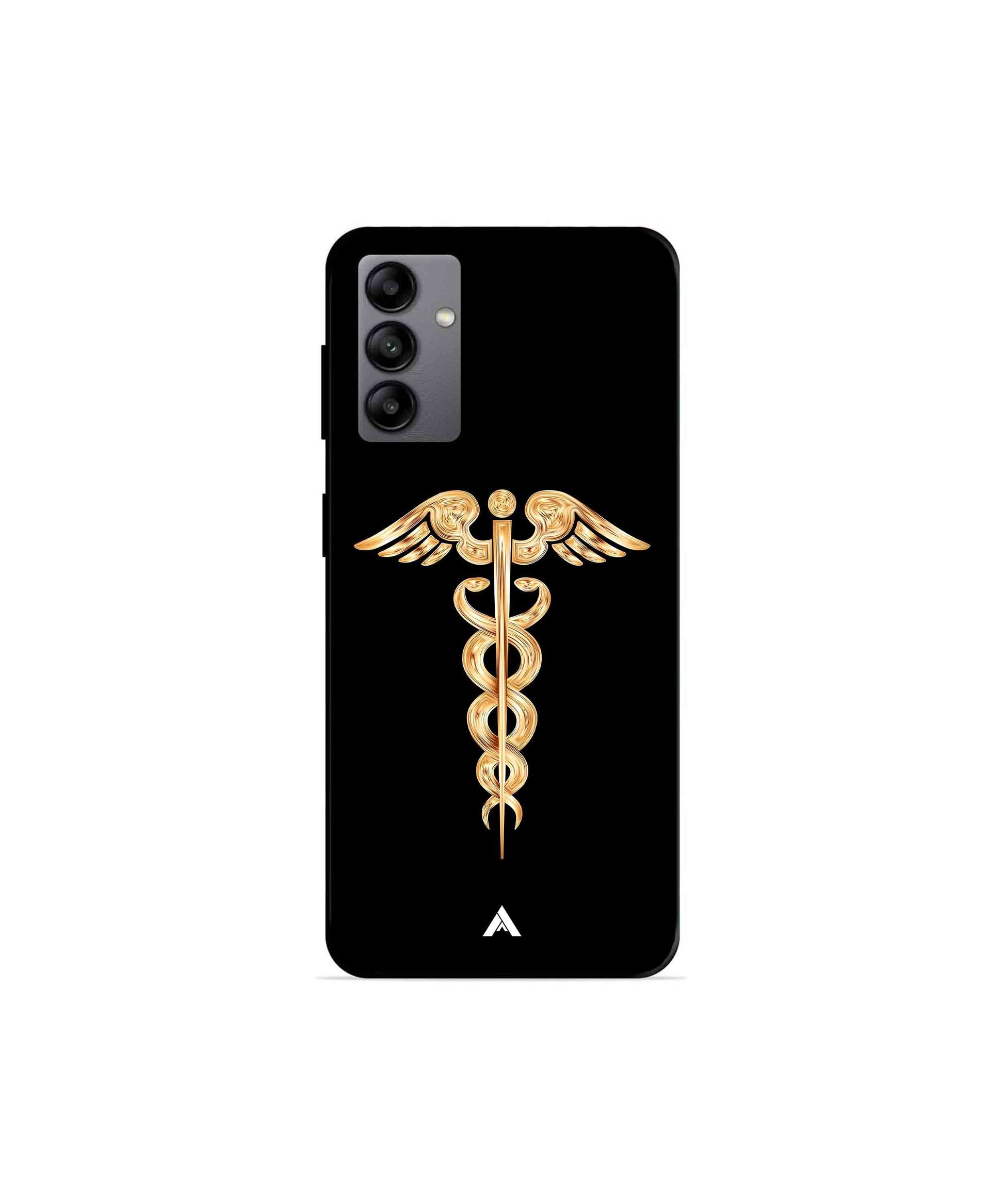 Doctor Caduceus 01 Metal Back Cover Phone Case for Samsung Galaxy A04s