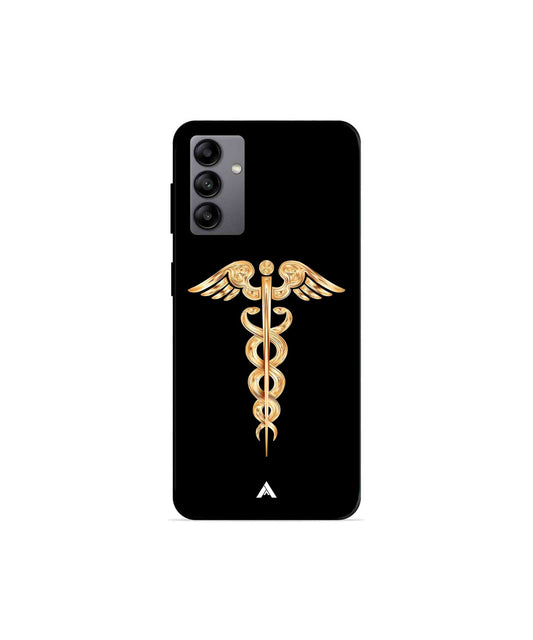 Doctor Caduceus 01 Metal Back Cover Phone Case for Samsung Galaxy A04s