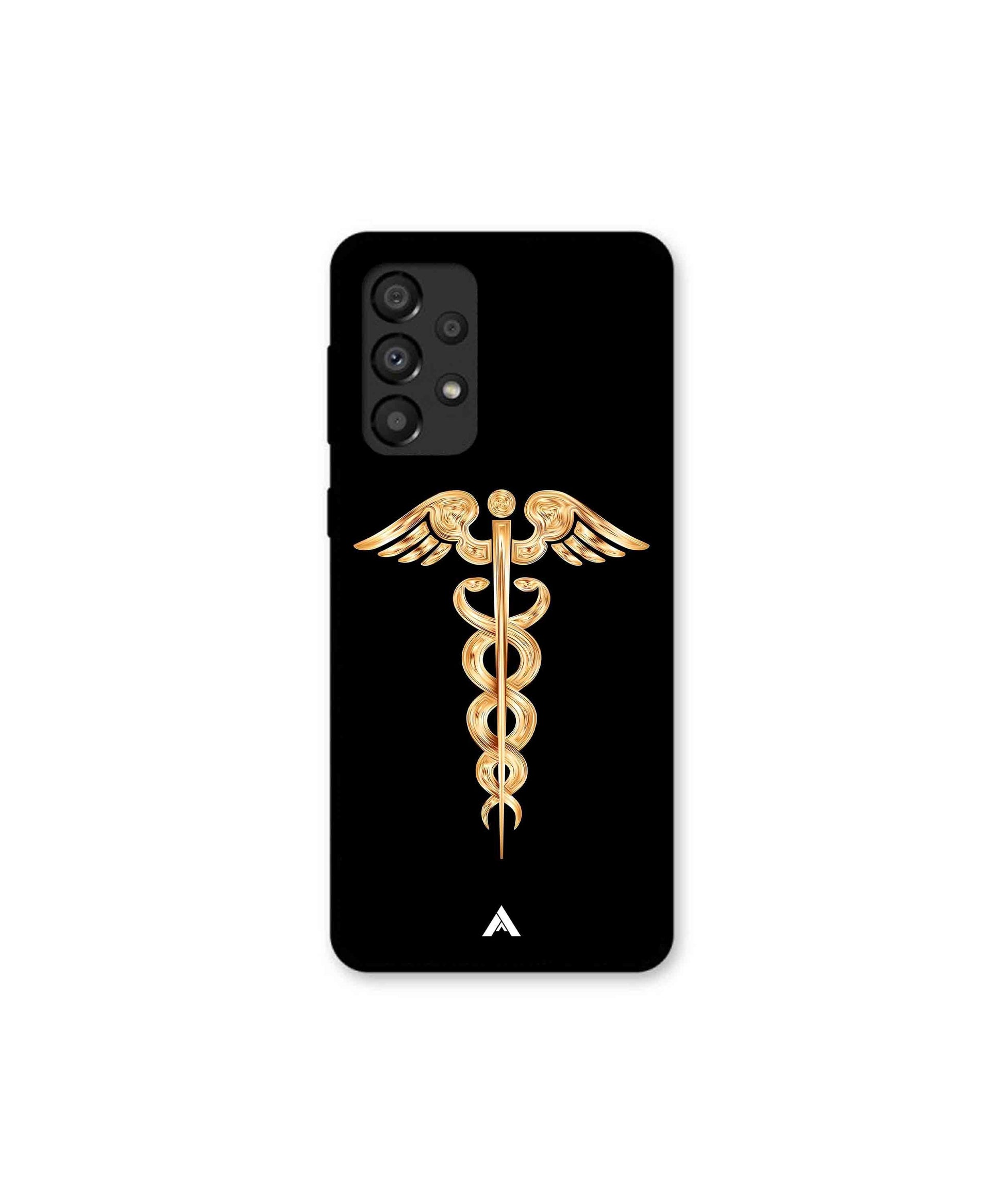 Doctor Caduceus 01 Metal Back Cover Phone Case for Samsung Galaxy A33 5G