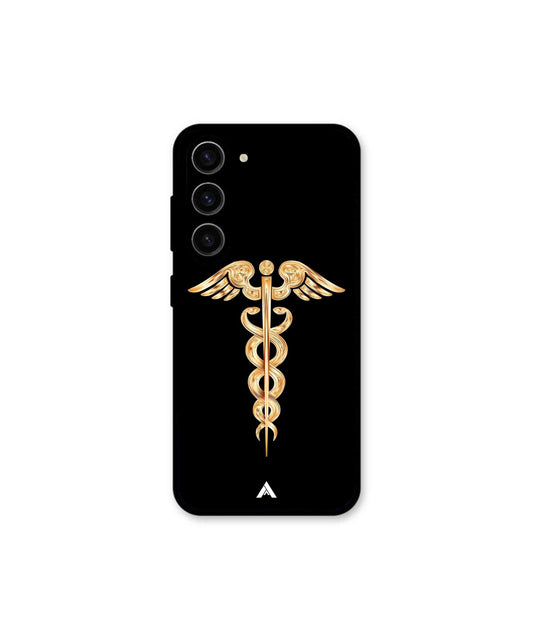 Doctor Caduceus 01 Metal Back Cover Phone Case for Samsung Galaxy A36