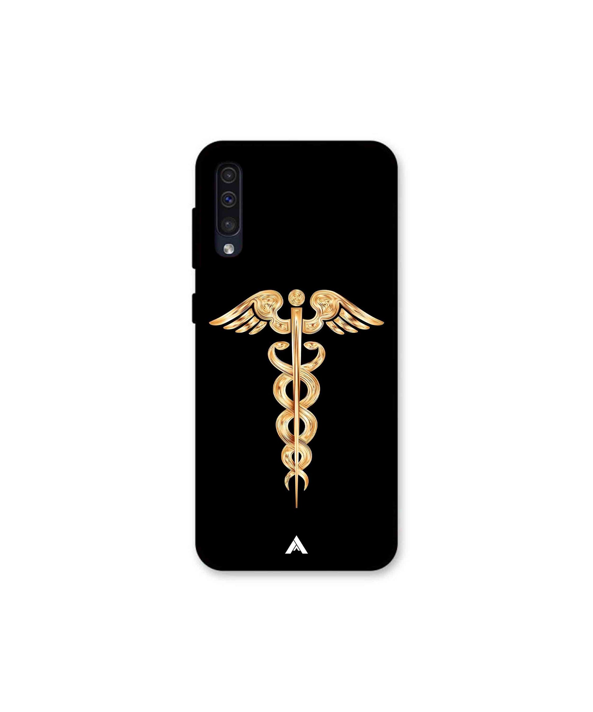Doctor Caduceus 01 Metal Back Cover Phone Case for Samsung Galaxy A50