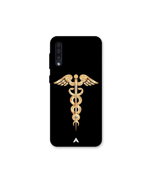 Doctor Caduceus 01 Metal Back Cover Phone Case for Samsung Galaxy A50