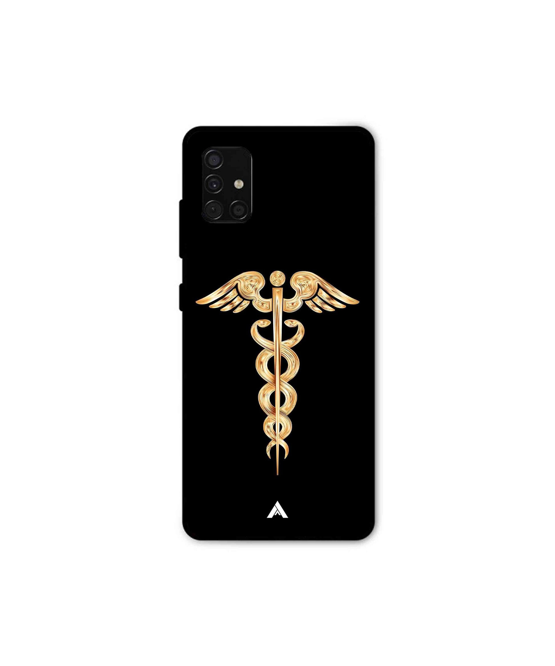 Doctor Caduceus 01 Metal Back Cover Phone Case for Samsung Galaxy A51