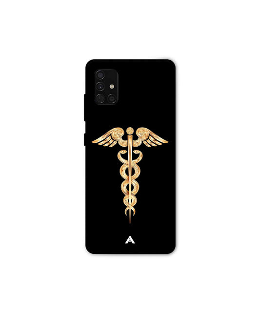 Doctor Caduceus 01 Metal Back Cover Phone Case for Samsung Galaxy A51