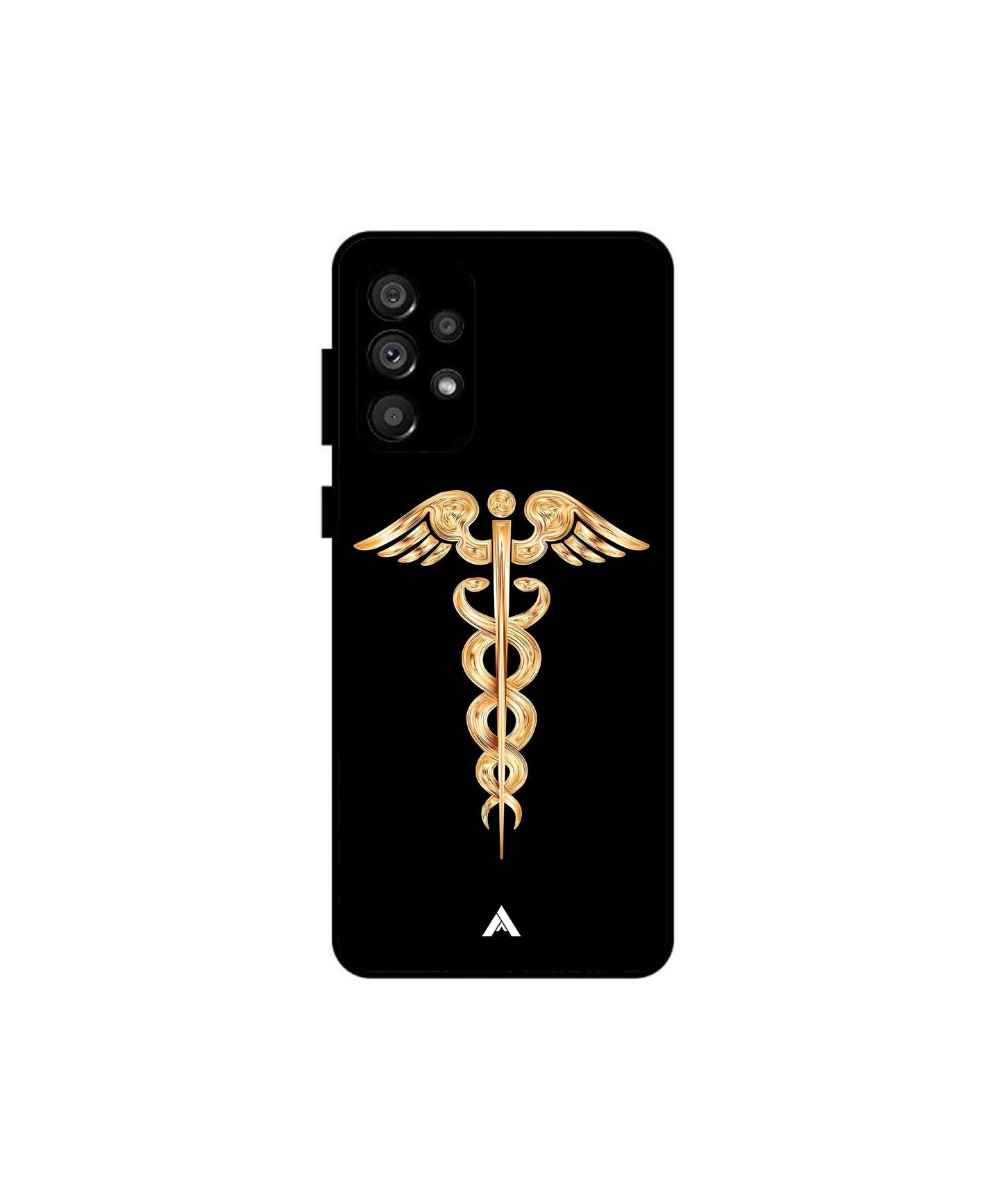 Doctor Caduceus 01 Metal Back Cover Phone Case for Samsung Galaxy A73