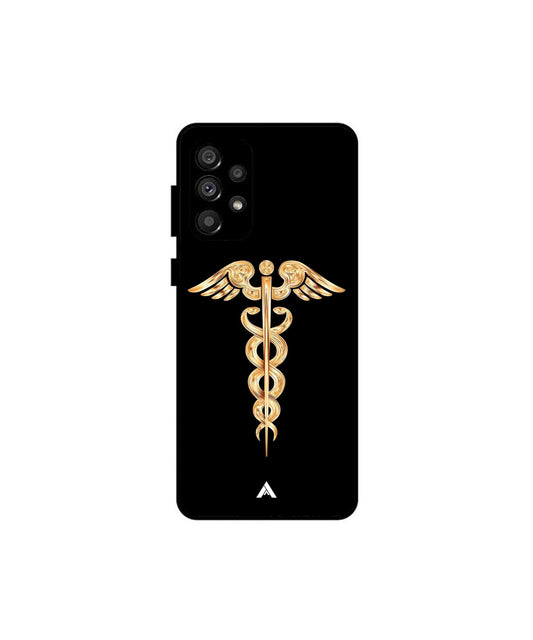 Doctor Caduceus 01 Metal Back Cover Phone Case for Samsung Galaxy A73