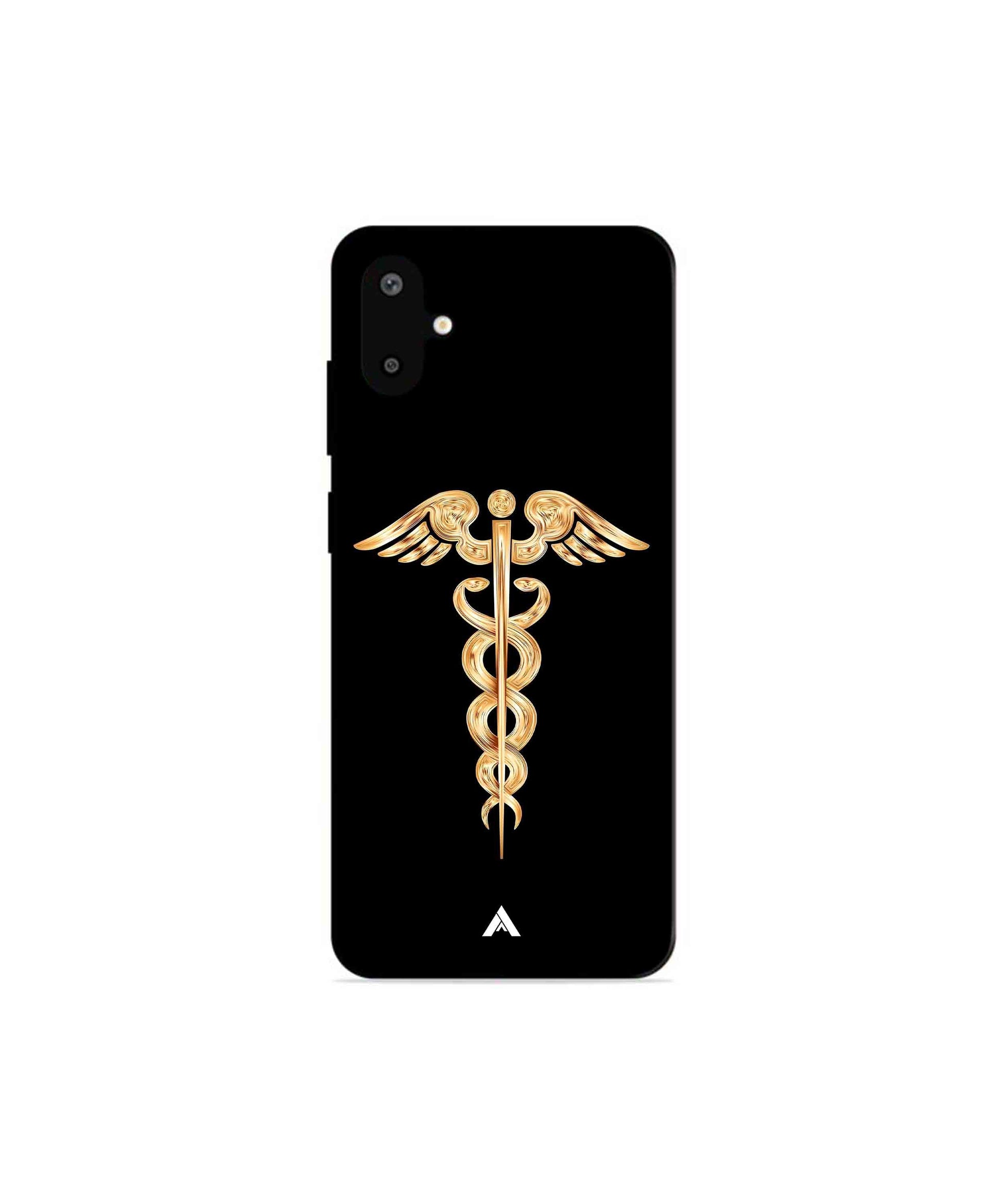 Doctor Caduceus 01 Metal Back Cover Phone Case for Samsung Galaxy F06
