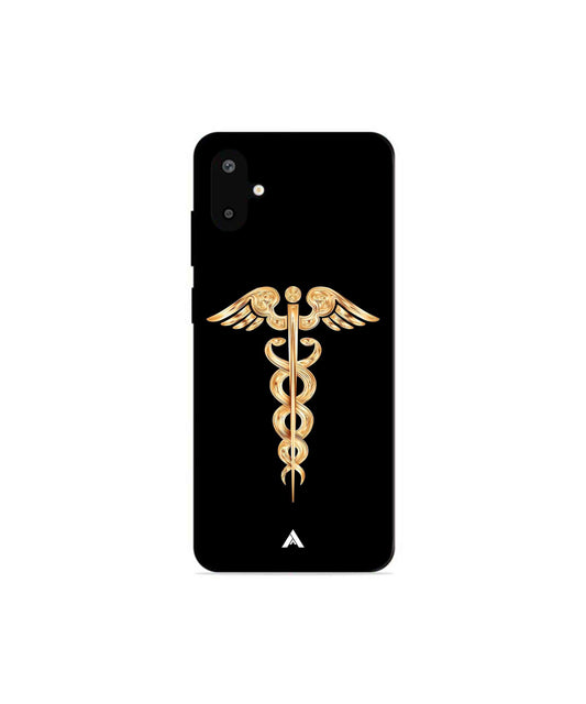 Doctor Caduceus 01 Metal Back Cover Phone Case for Samsung Galaxy F06