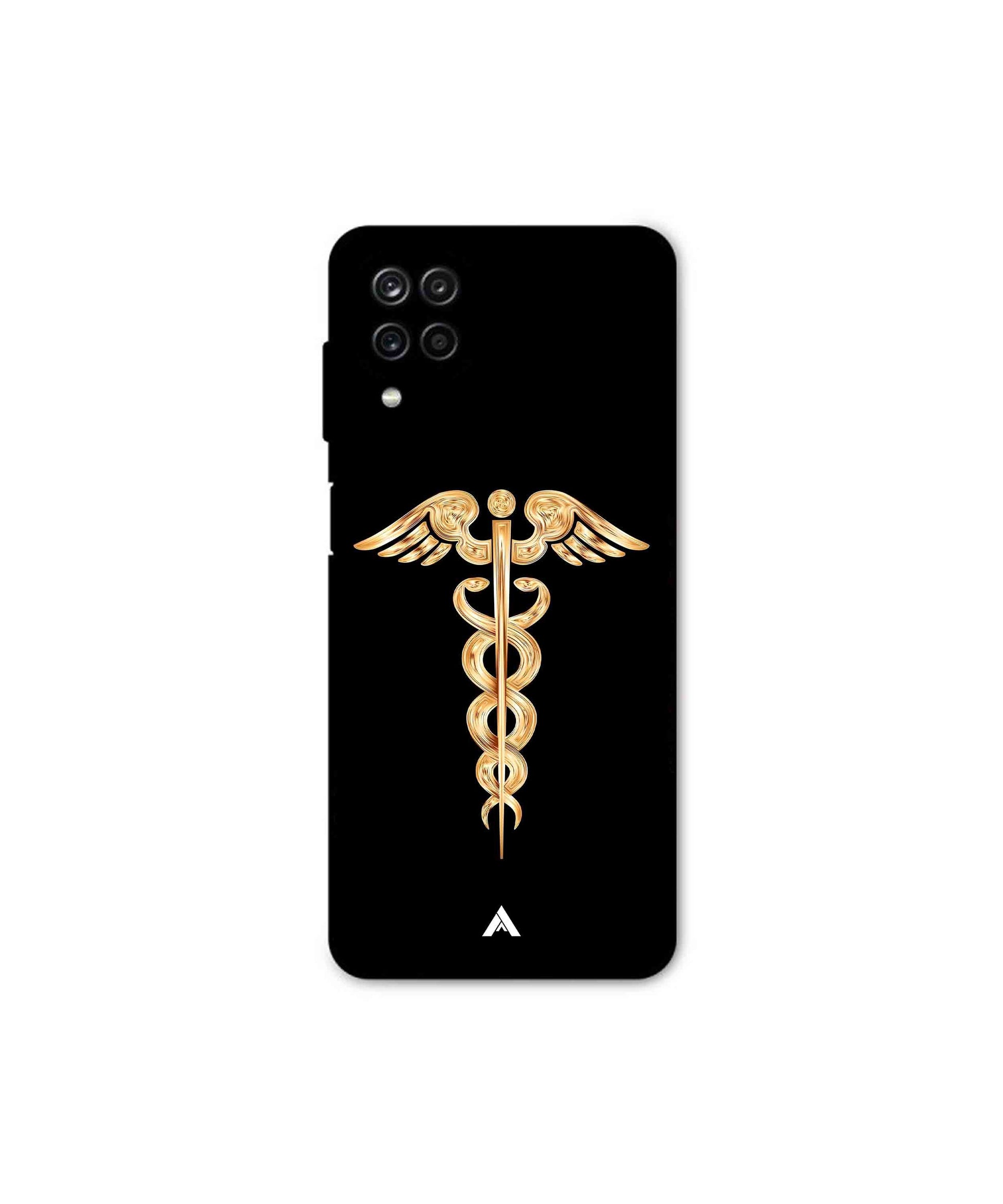Doctor Caduceus 01 Metal Back Cover Phone Case for Samsung Galaxy F22