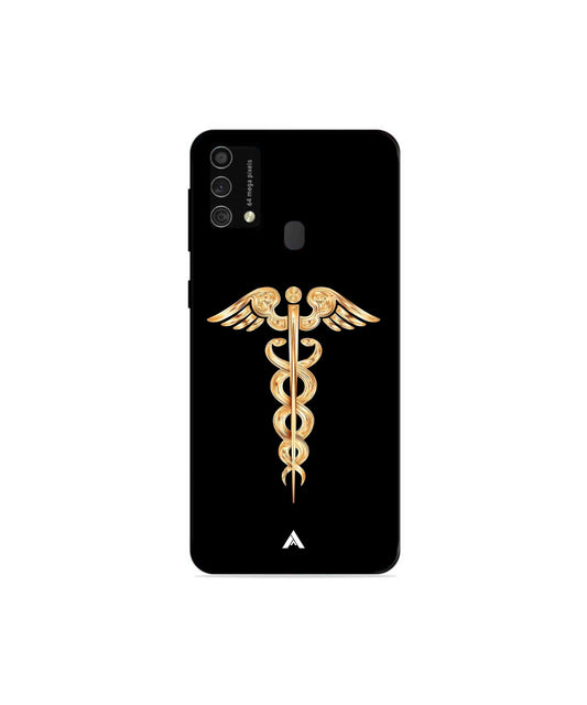 Doctor Caduceus 01 Metal Back Cover Phone Case for Samsung Galaxy F41