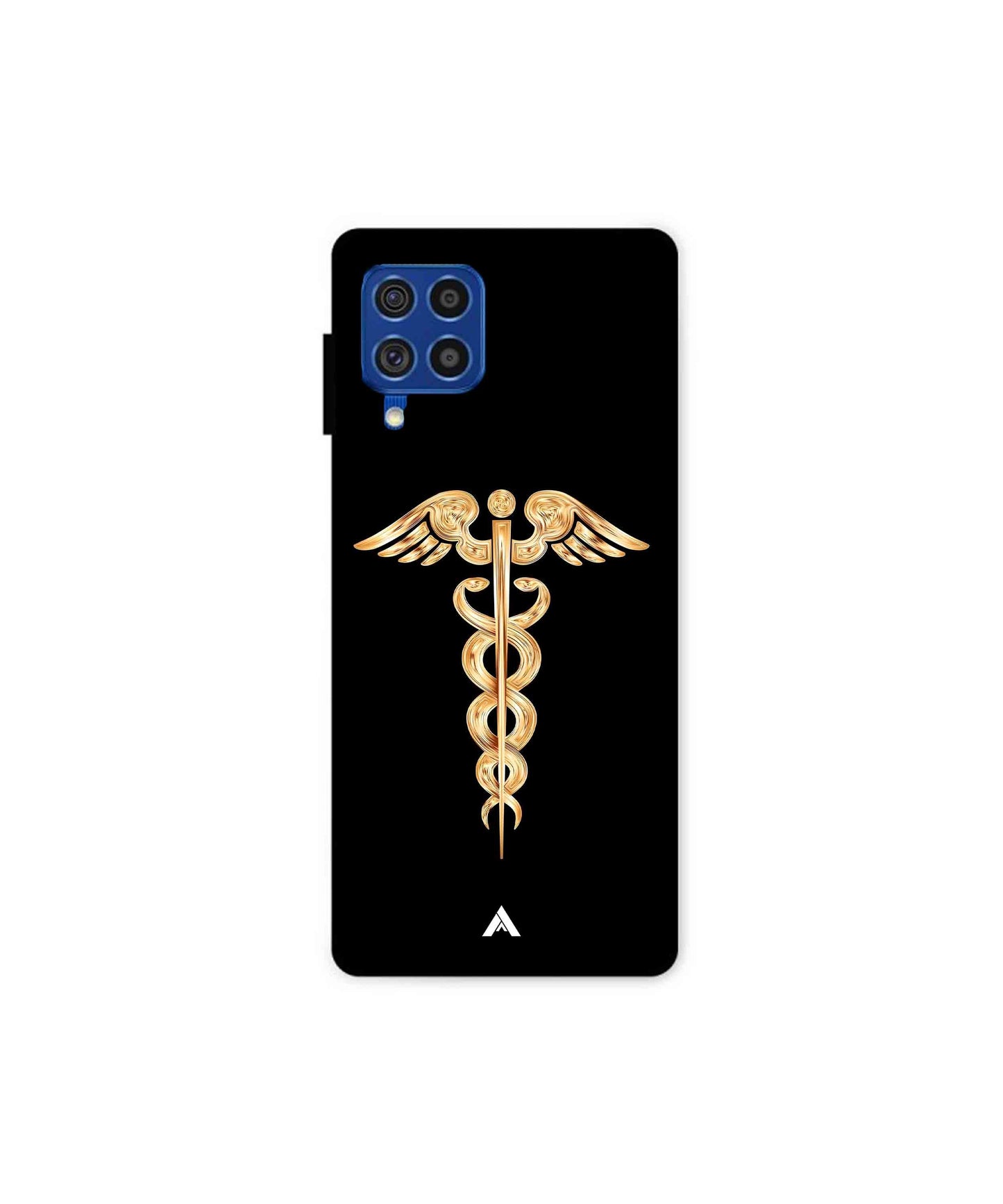 Doctor Caduceus 01 Metal Back Cover Phone Case for Samsung Galaxy F62