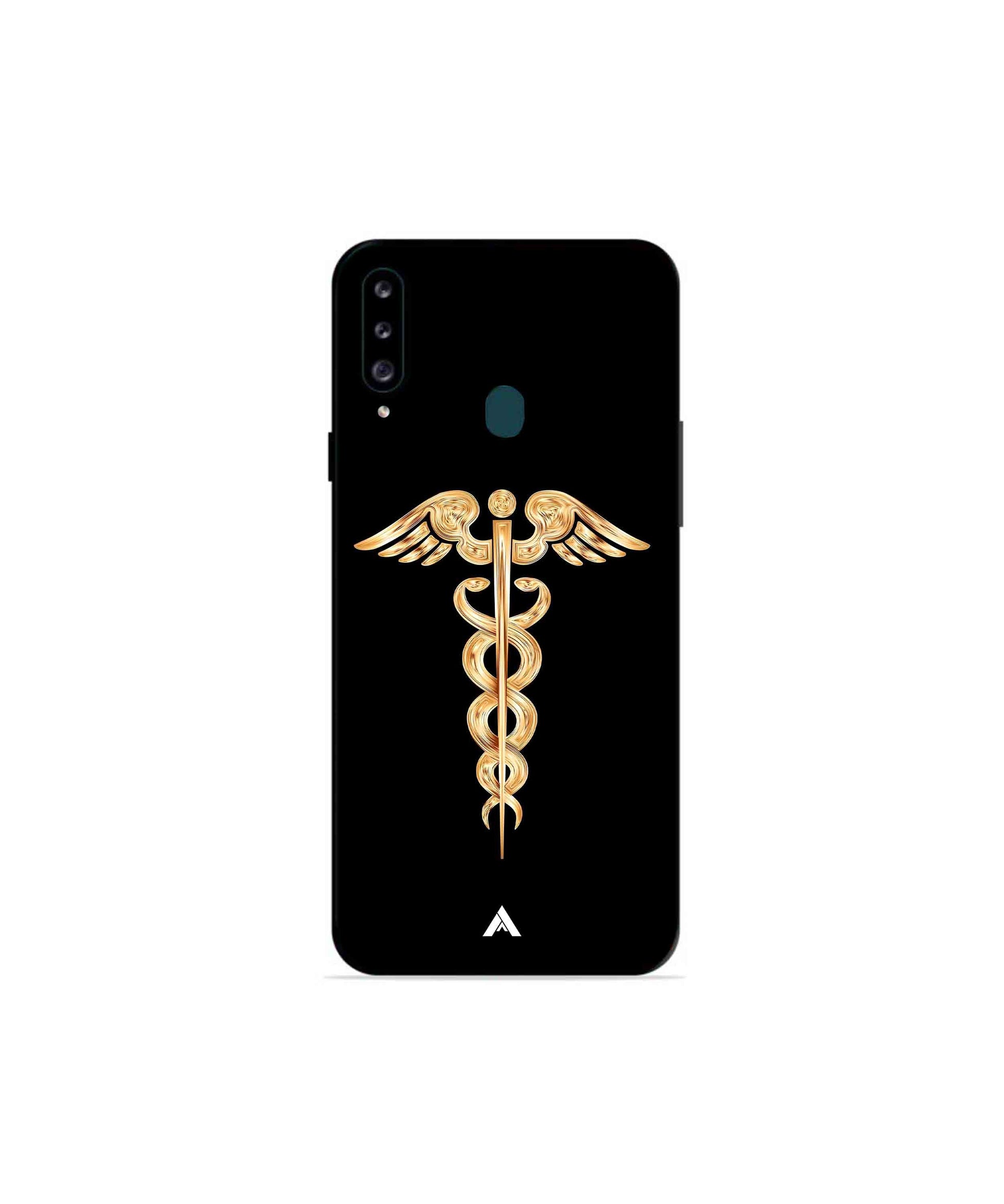 Doctor Caduceus 01 Metal Back Cover Phone Case for Samsung Galaxy M30