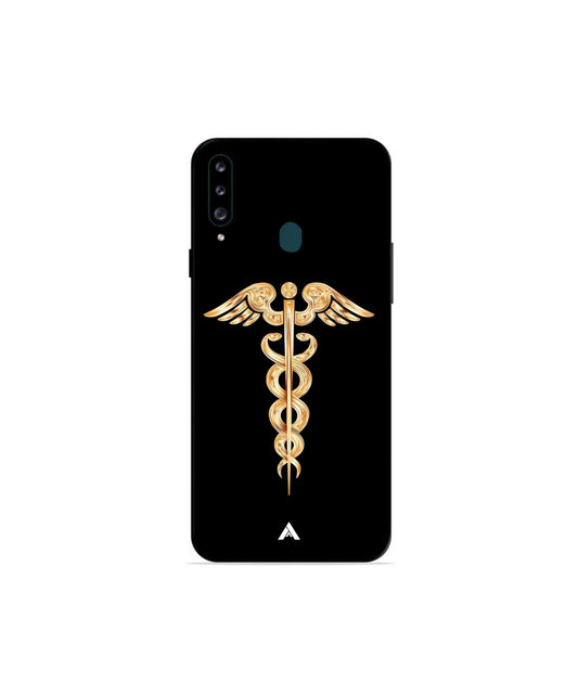 Doctor Caduceus 01 Metal Back Cover Phone Case for Samsung Galaxy M30