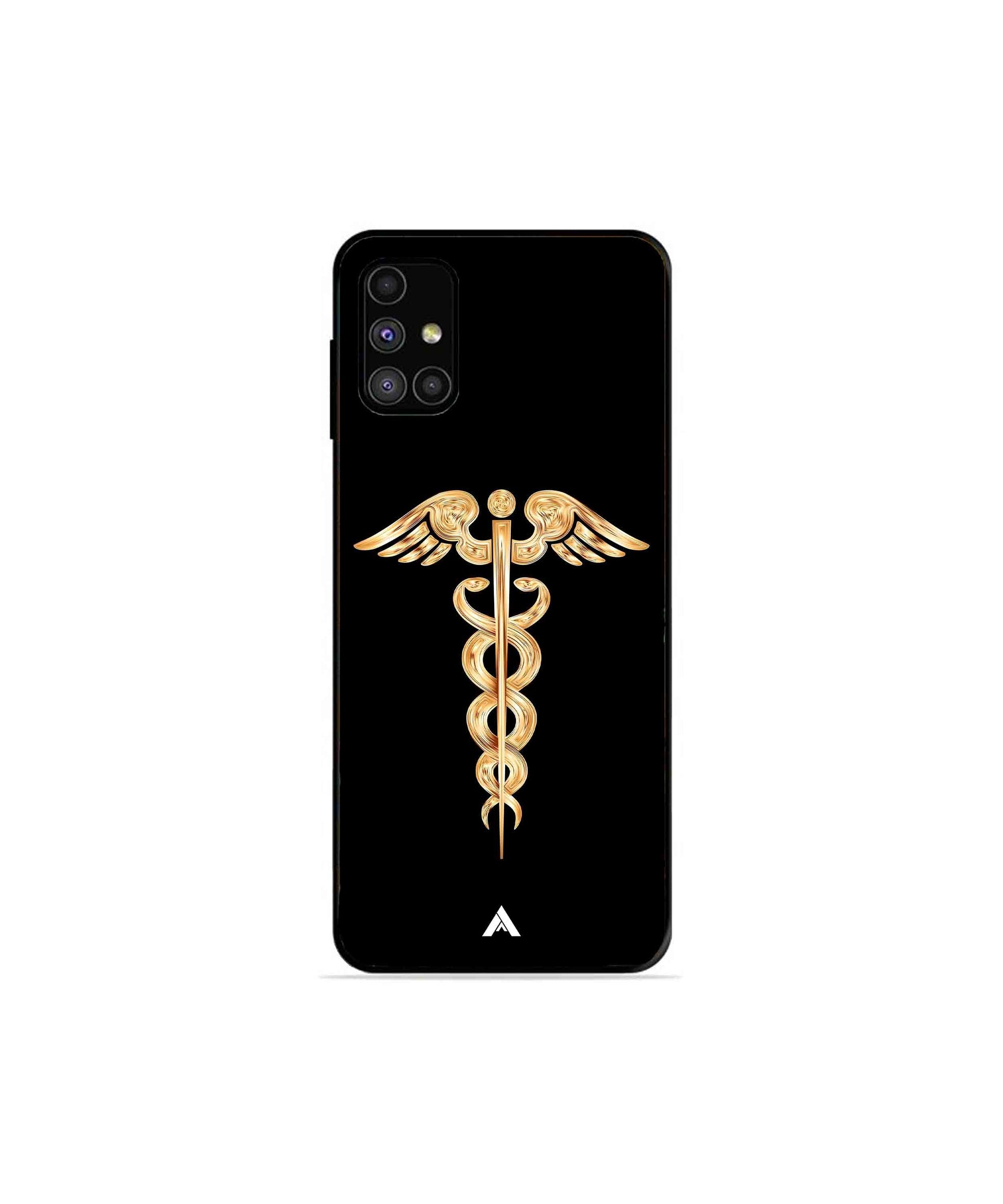 Doctor Caduceus 01 Metal Back Cover Phone Case for Samsung Galaxy M31s