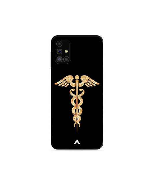 Doctor Caduceus 01 Metal Back Cover Phone Case for Samsung Galaxy M31s