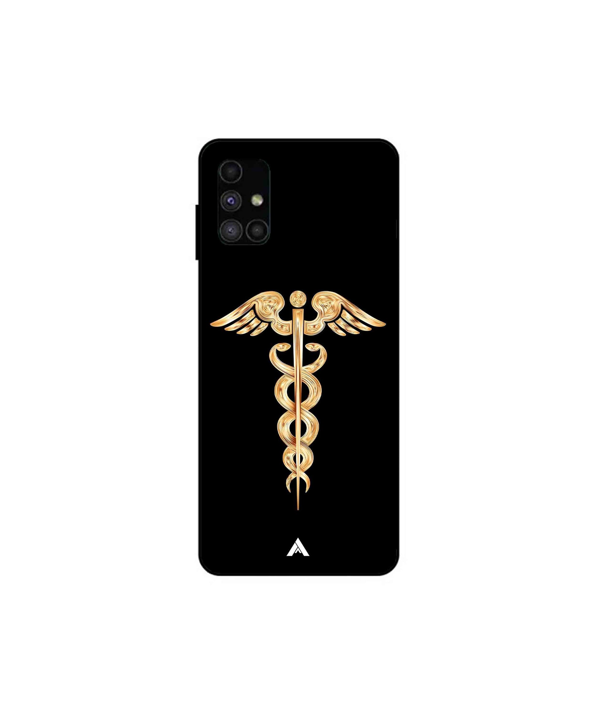 Doctor Caduceus 01 Metal Back Cover Phone Case for Samsung Galaxy M51