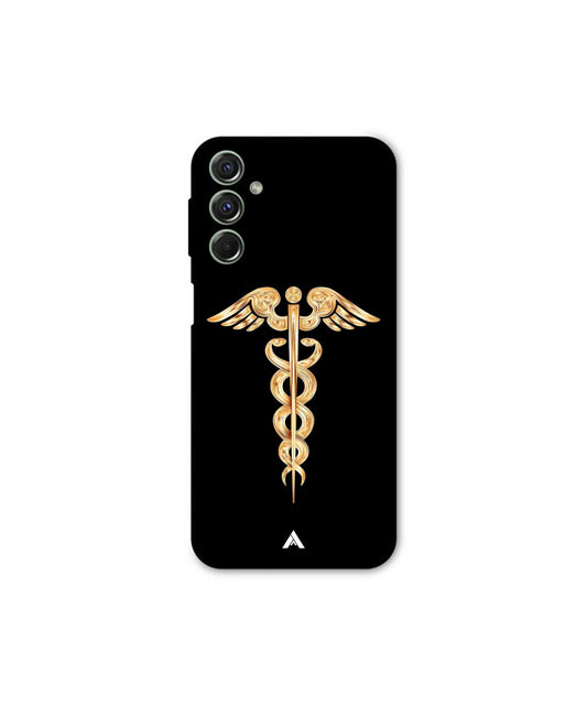 Doctor Caduceus 01 Metal Back Cover Phone Case for Samsung Galaxy M54