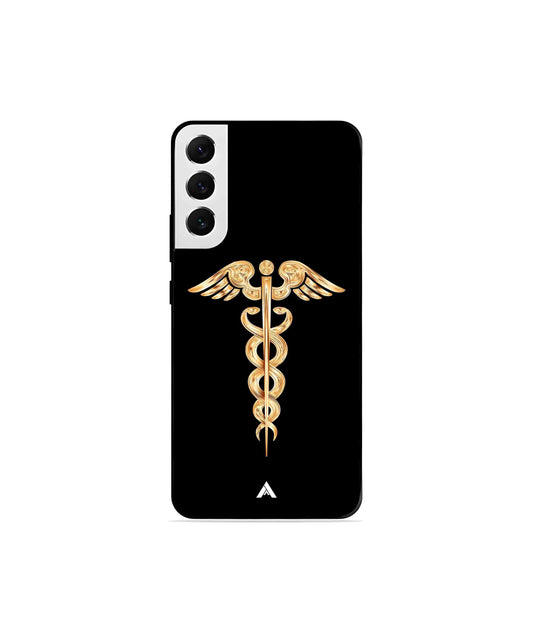 Doctor Caduceus 01 Metal Back Cover Phone Case for Samsung Galaxy S21 Plus