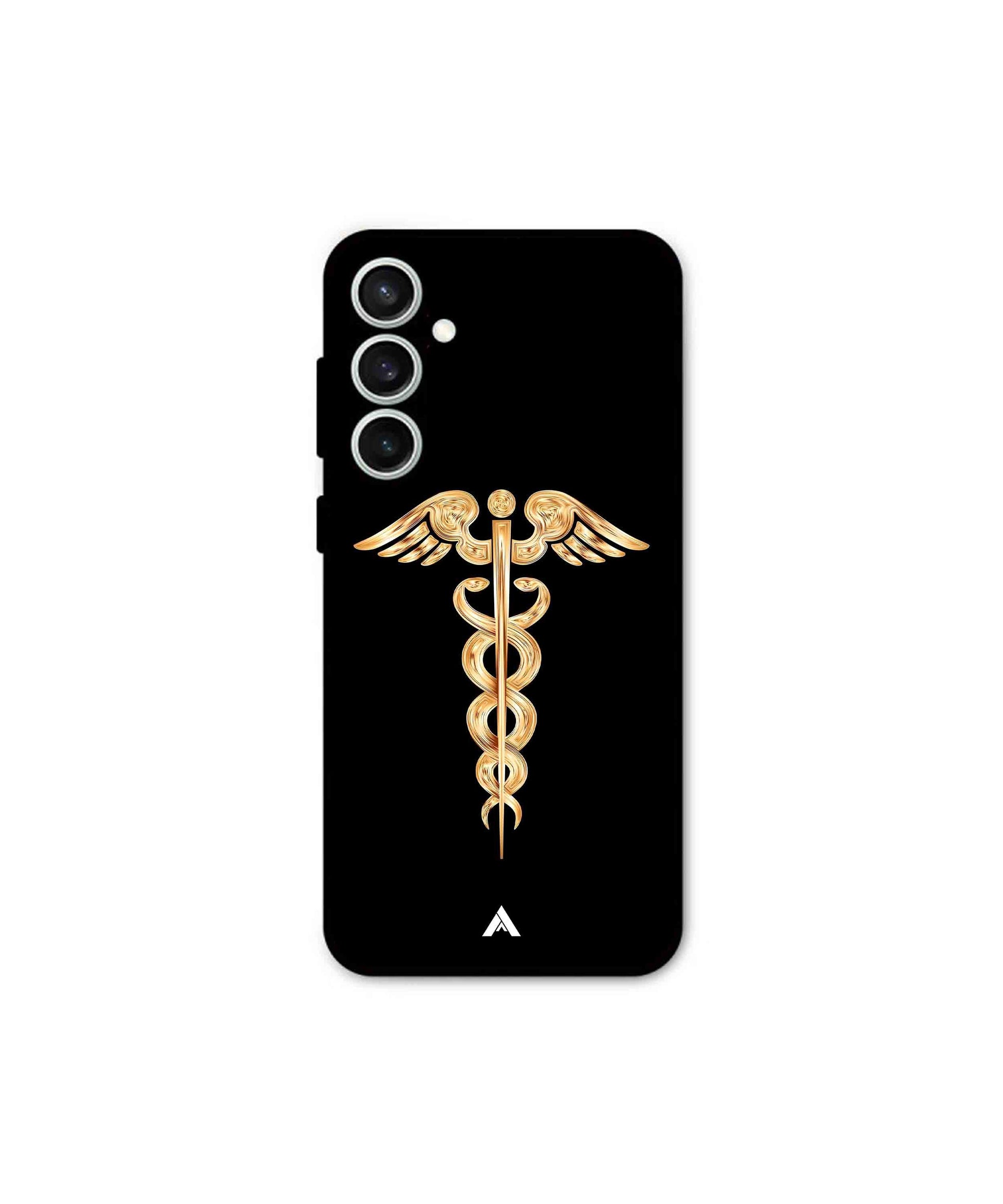 Doctor Caduceus 01 Metal Back Cover Phone Case for Samsung Galaxy S24 Fe
