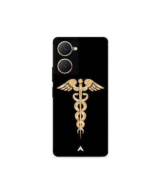 Doctor Caduceus 01 Metal Back Cover Phone Case for Vivo T3 Lite
