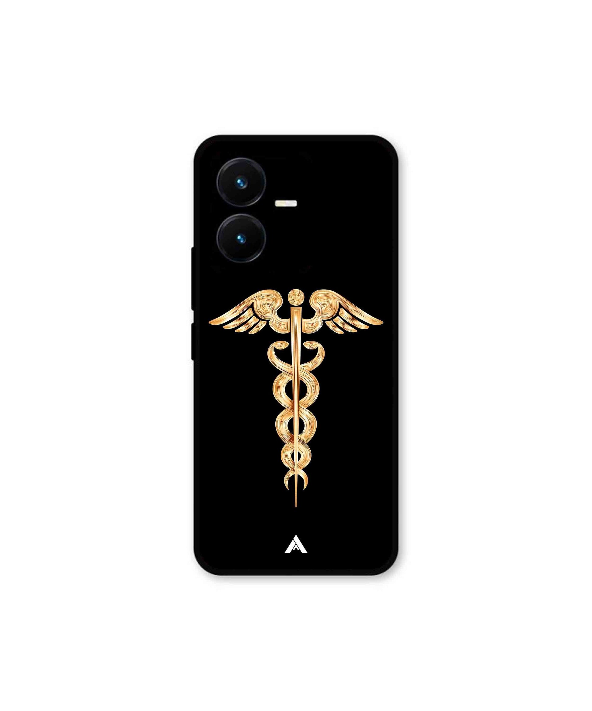 Doctor Caduceus 01 Metal Back Cover Phone Case for Vivo Y22