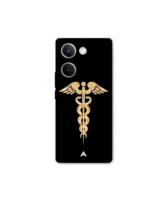 Doctor Caduceus 01 Metal Back Cover Phone Case for Vivo Y300 Plus
