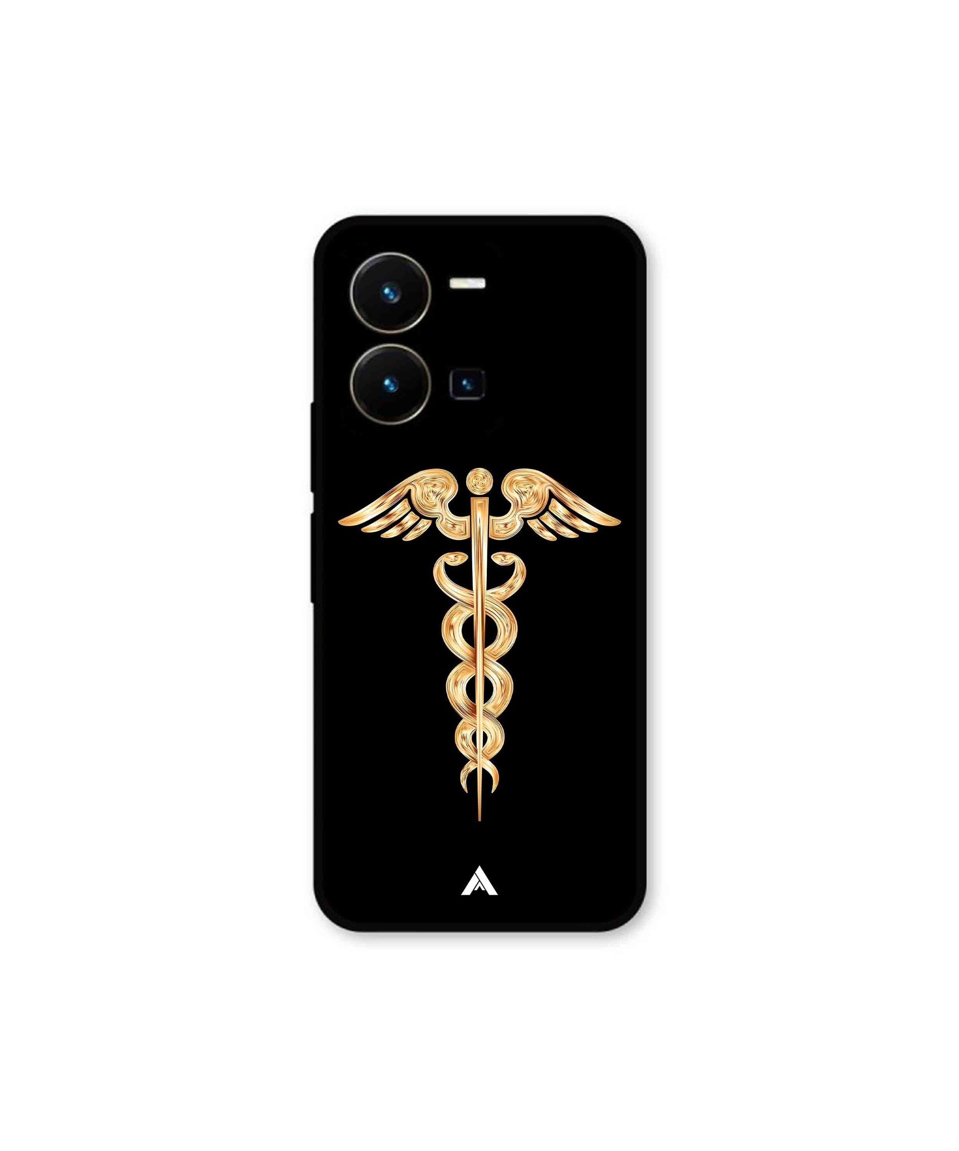 Doctor Caduceus 01 Metal Back Cover Phone Case for Vivo Y35