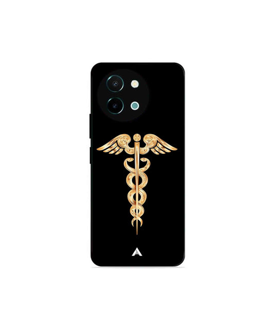 Doctor Caduceus 01 Metal Back Cover Phone Case for Vivo Y58