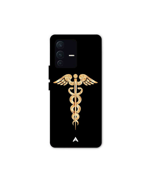 Doctor Caduceus 01 Metal Back Cover Phone Case for Vivo v23 Pro