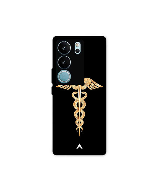 Doctor Caduceus 01 Metal Back Cover Phone Case for Vivo v29 Pro