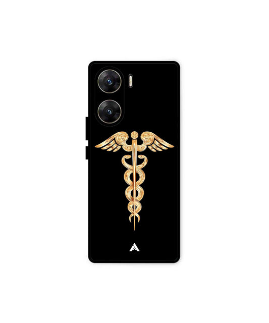 Doctor Caduceus 01 Metal Back Cover Phone Case for Vivo v29e