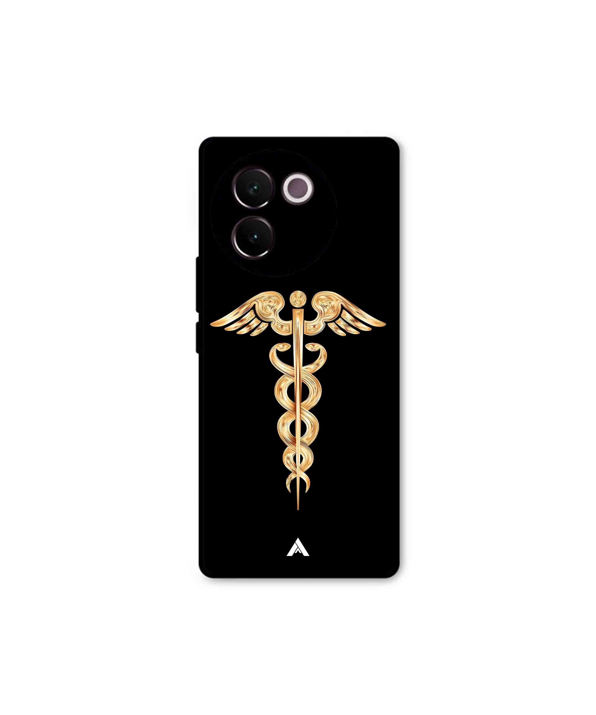 Doctor Caduceus 01 Metal Back Cover Phone Case for Vivo v30e
