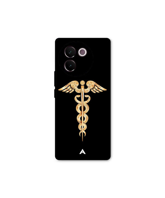 Doctor Caduceus 01 Metal Back Cover Phone Case for Vivo v30e