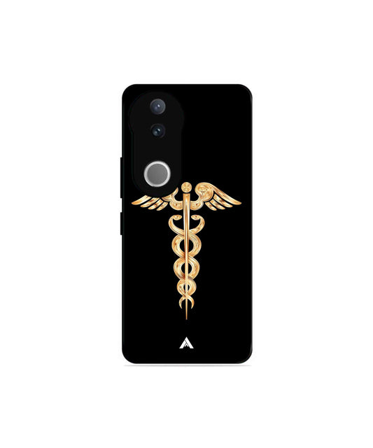 Doctor Caduceus 01 Metal Back Cover Phone Case for Vivo v50