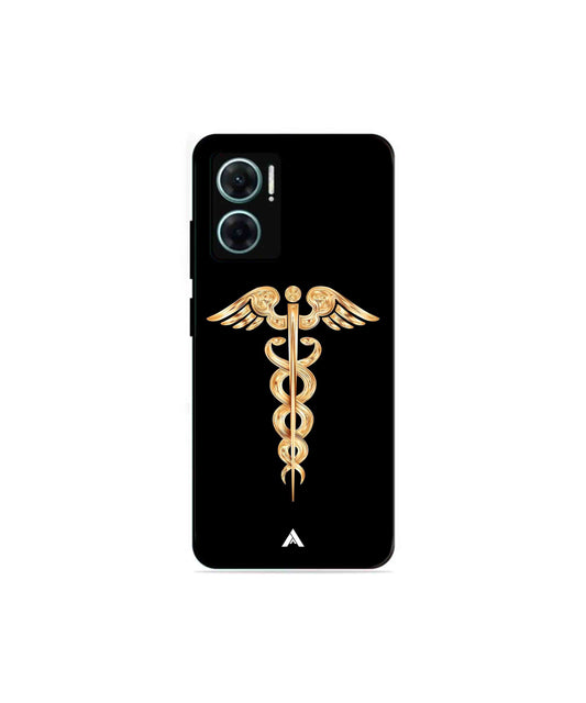 Doctor Caduceus 01 Metal Back Cover Phone Case for Xiaomi Redmi 11 Prime 5G