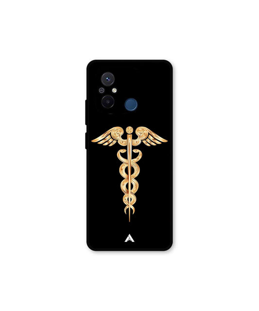 Doctor Caduceus 01 Metal Back Cover Phone Case for Xiaomi Redmi 12C