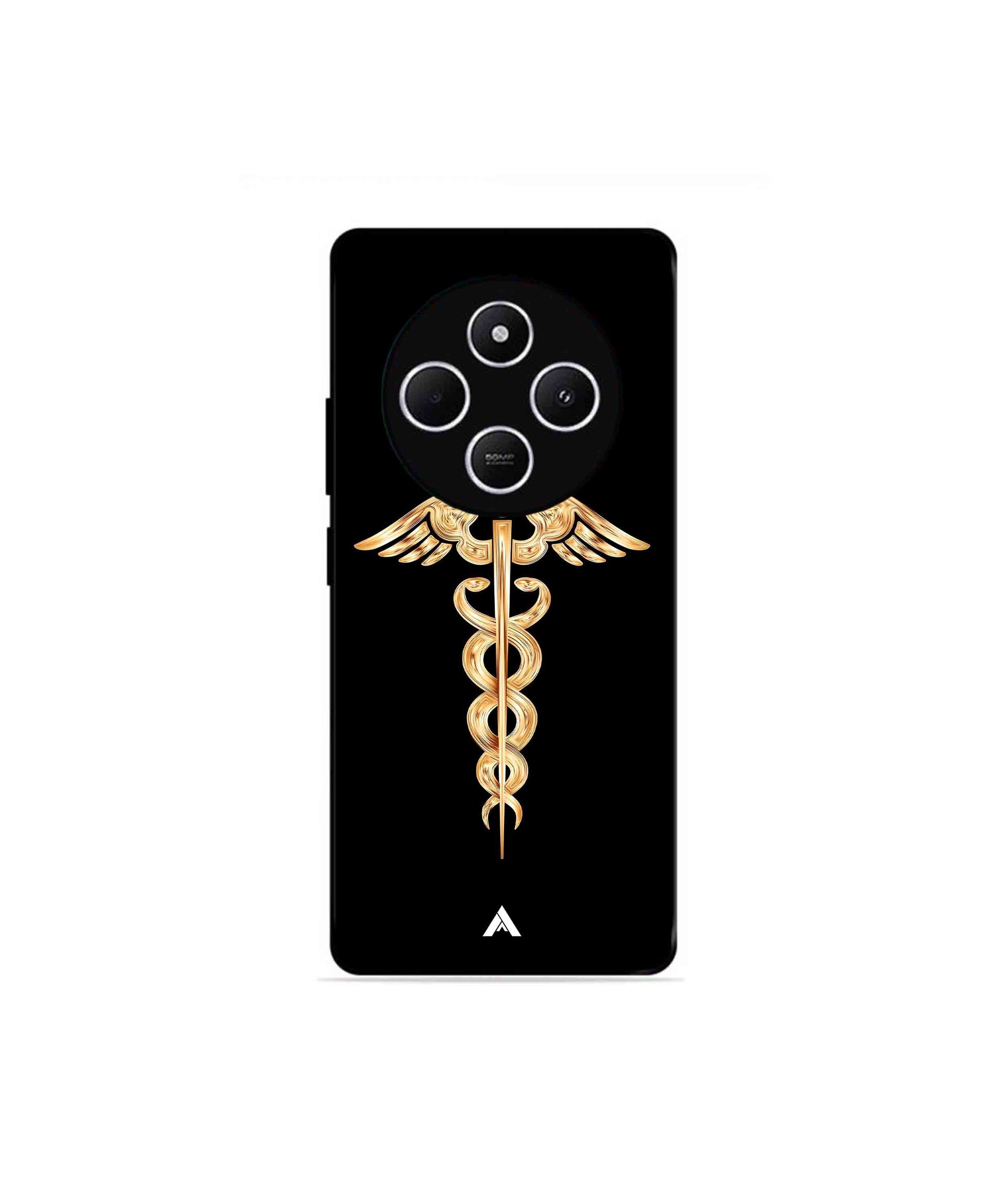 Doctor Caduceus 01 Metal Back Cover Phone Case for Xiaomi Redmi 14C