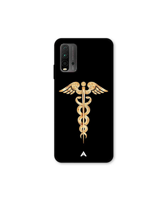 Doctor Caduceus 01 Metal Back Cover Phone Case for Xiaomi Redmi 9 Power