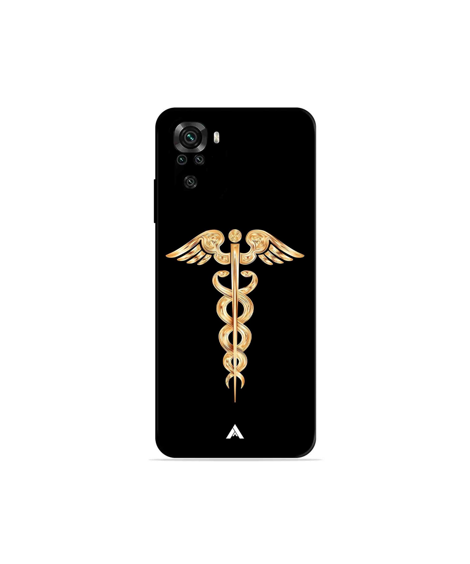 Doctor Caduceus 01 Metal Back Cover Phone Case for Xiaomi Redmi Note 11SE