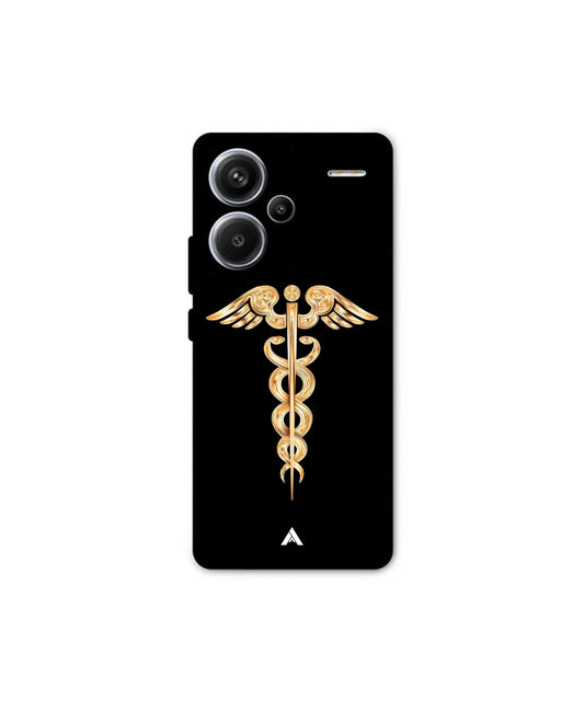 Doctor Caduceus 01 Metal Back Cover Phone Case for Xiaomi Redmi Note 13 Pro Plus