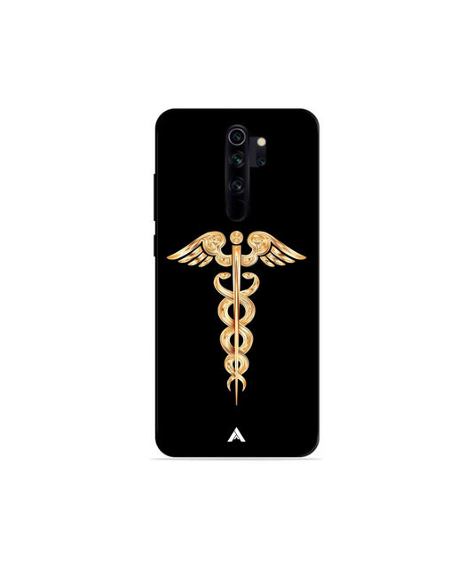 Doctor Caduceus 01 Metal Back Cover Phone Case for Xiaomi Redmi Note 8 Pro