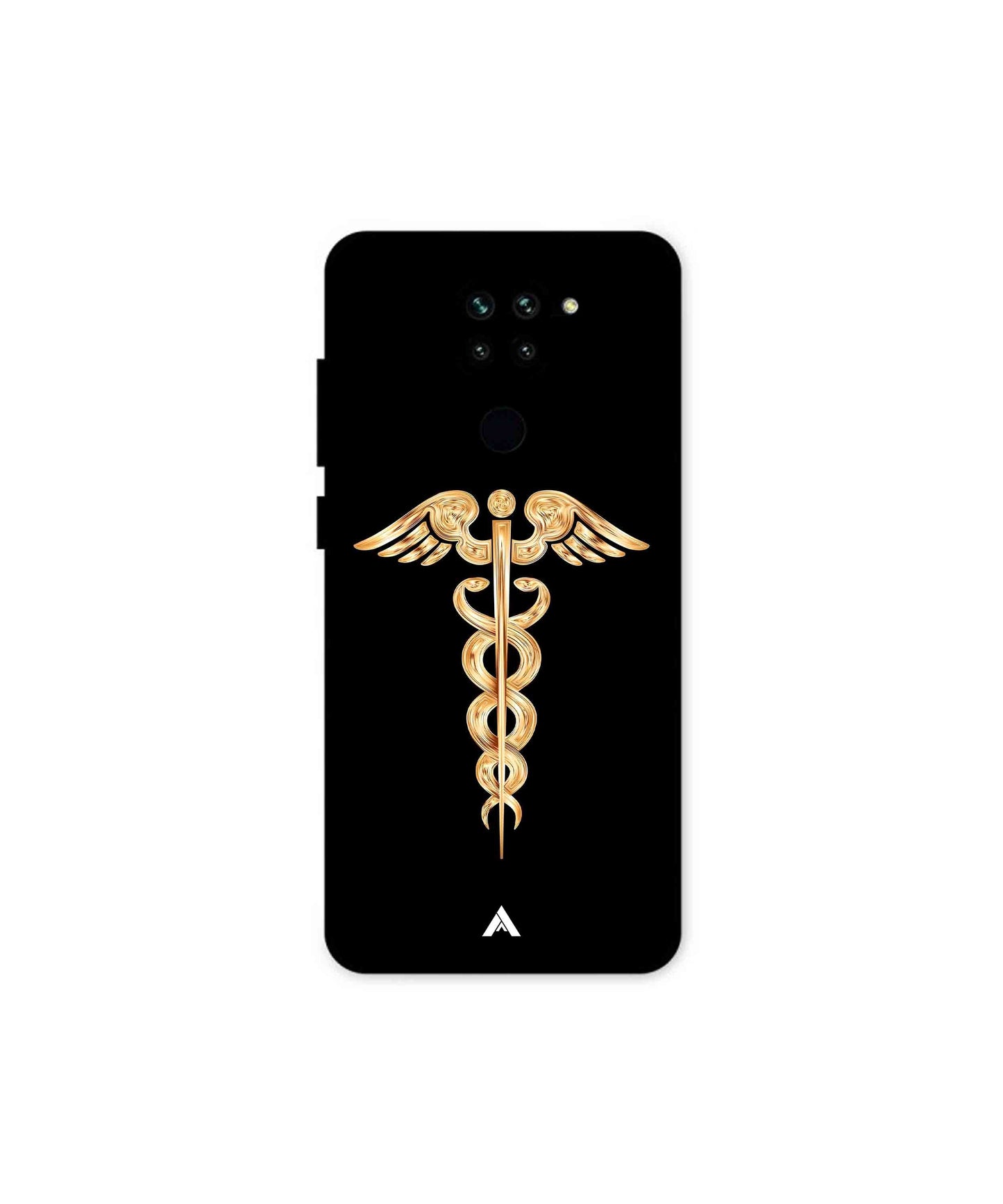Doctor Caduceus 01 Metal Back Cover Phone Case for Xiaomi Redmi Note 9