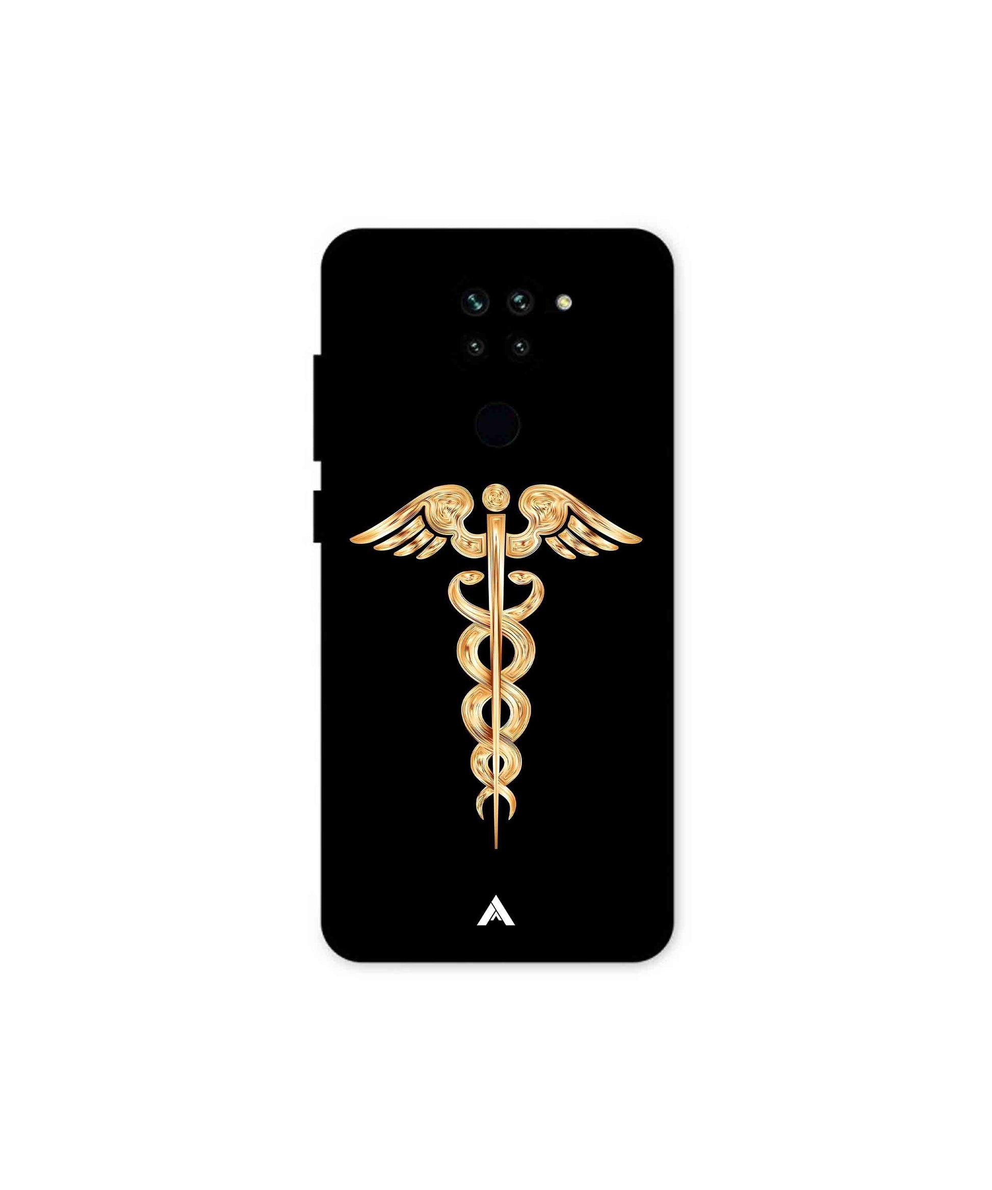 Doctor Caduceus 01 Metal Back Cover Phone Case for Xiaomi Redmi Note 9