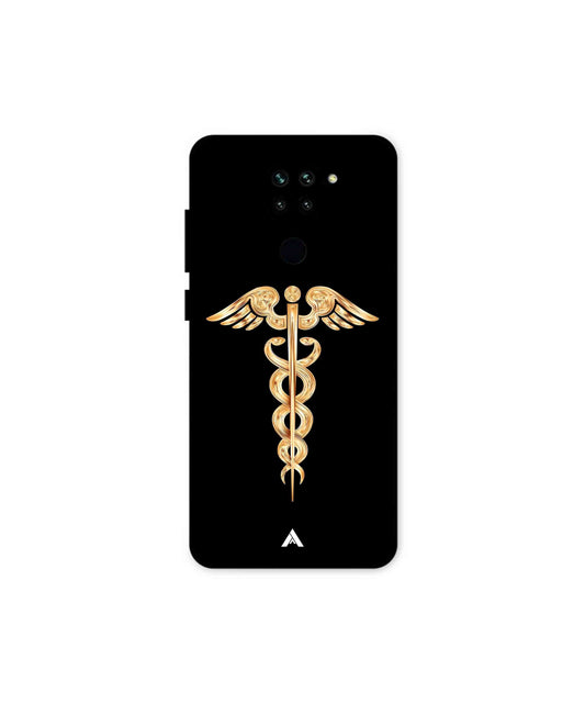 Doctor Caduceus 01 Metal Back Cover Phone Case for Xiaomi Redmi Note 9