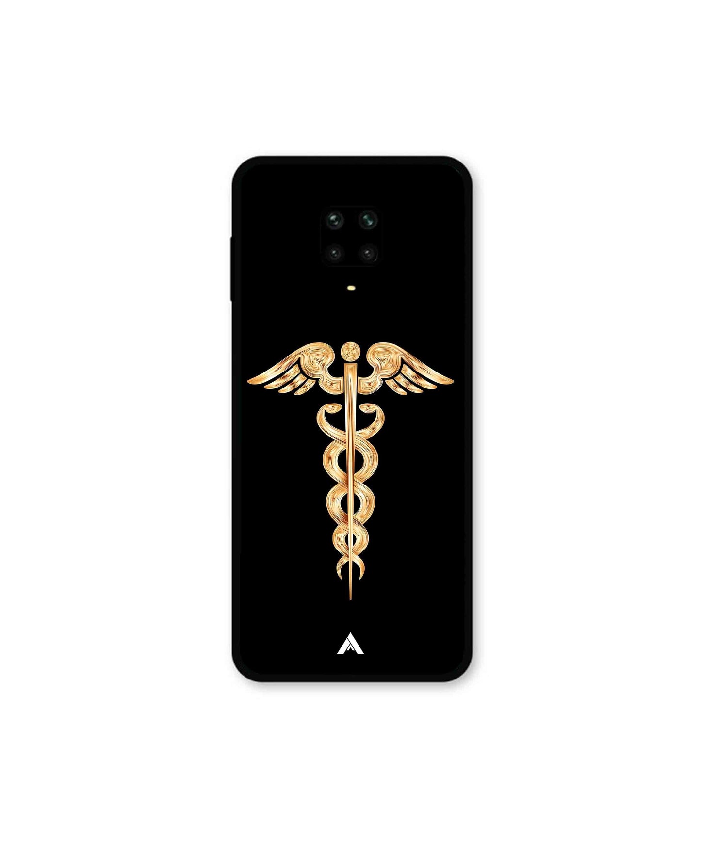 Doctor Caduceus 01 Metal Back Cover Phone Case for Xiaomi Redmi Note 9 Pro Max