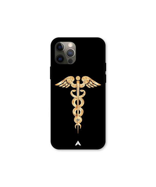 Doctor Caduceus 01 Metal Back Cover Phone Case for iPhone 12 Pro